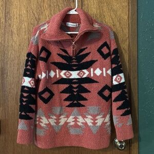 Aztec print jacket